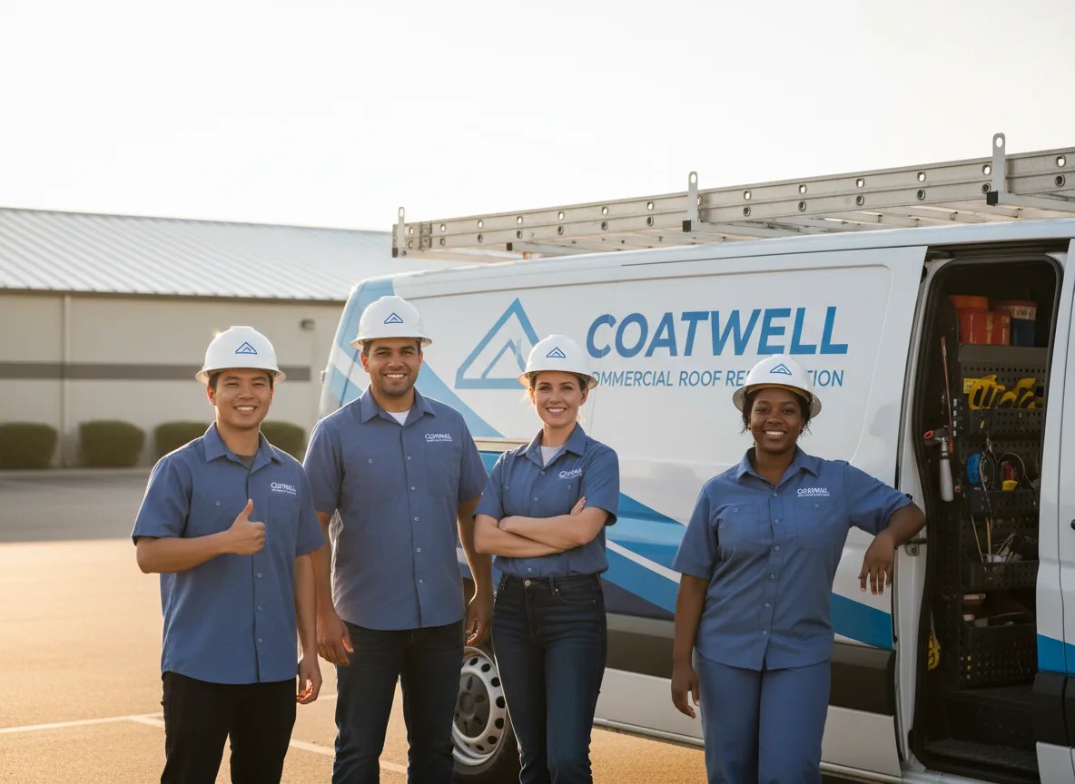 Commercial roof coating company in Marietta, OK